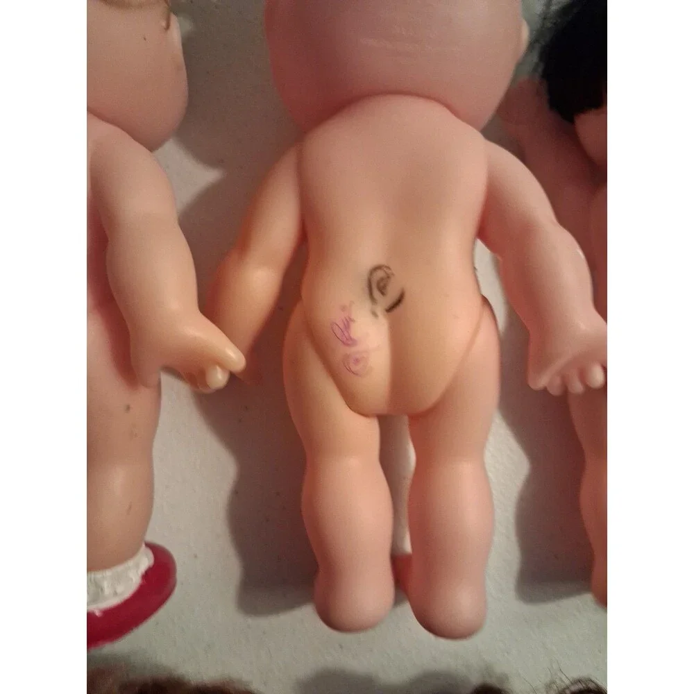 Cabbage Patch Kids Hard Body Variety Asian Blonde Glasses Mattel First Edition